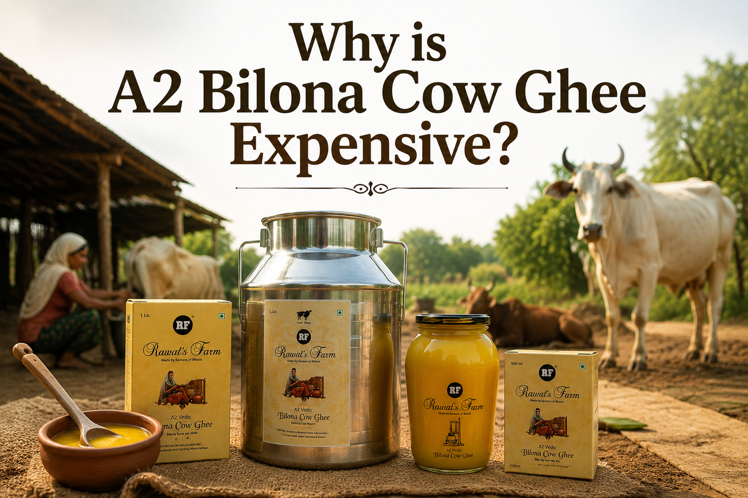 Why is A2 Bilona Cow Ghee Expensive? Understanding the Real Reasons Behind Its Premium Price