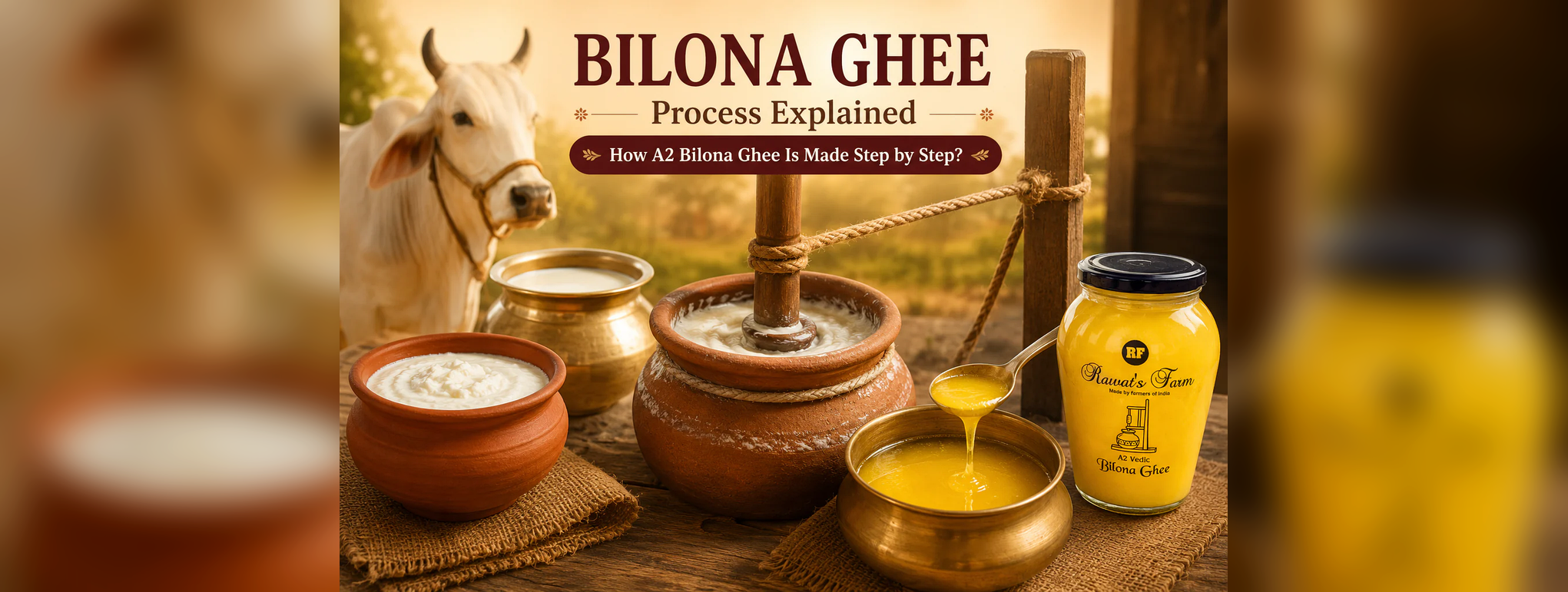 Bilona Ghee Process Explained: How A2 Bilona Ghee Is Made Step by Step?
