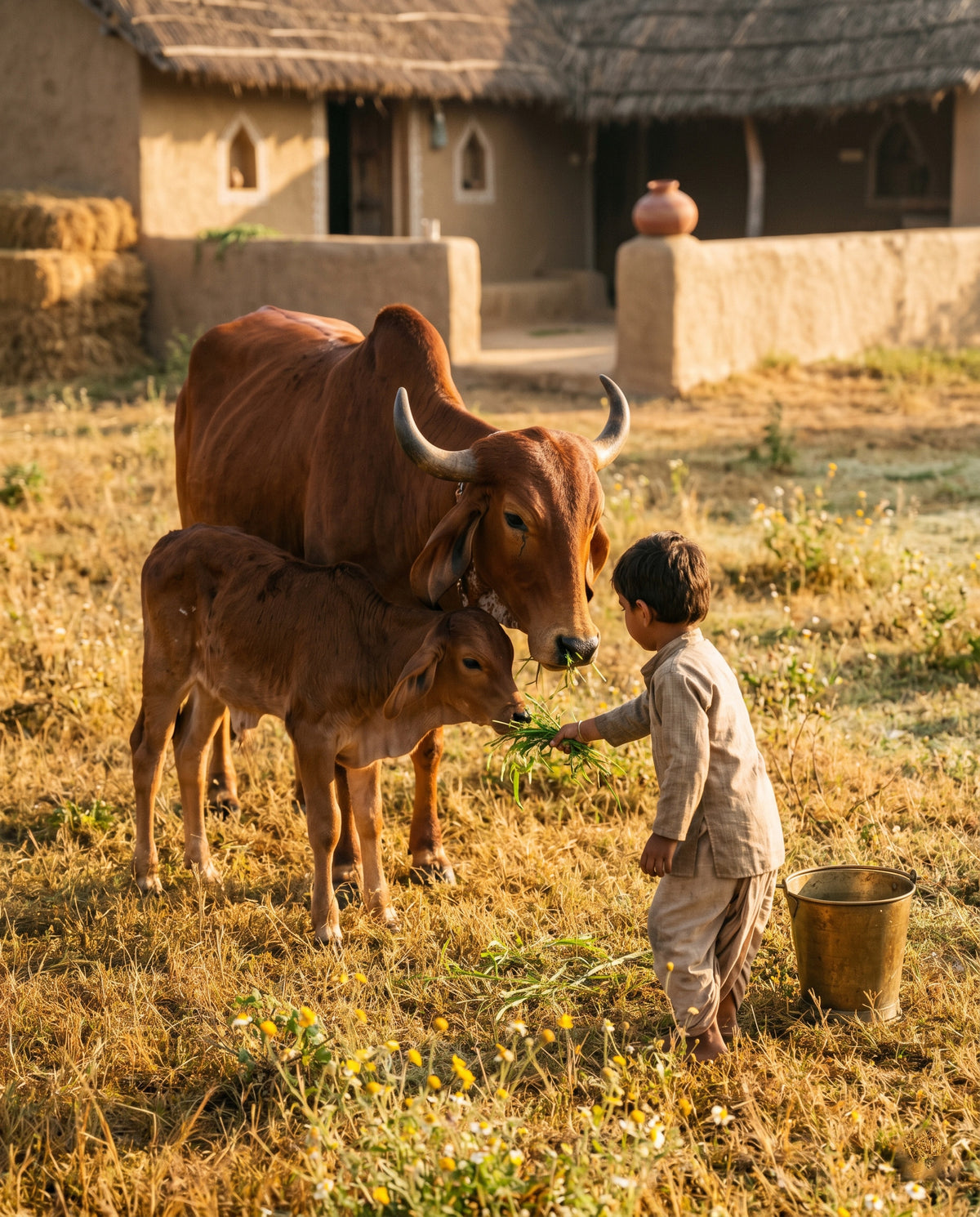 Growing Up Around Desi Cows