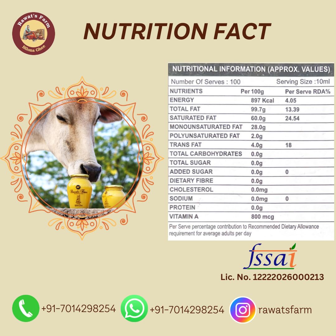 A2 Bilona Cow Ghee 500ml