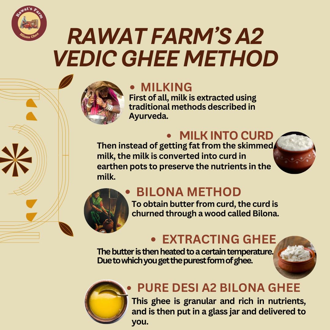 A2 Bilona Cow Ghee 500ml